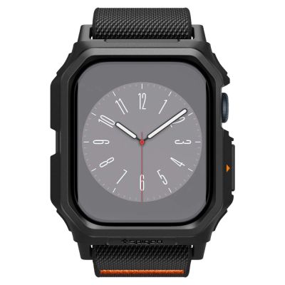 2. Spigen Lite Fit „PRO“ Armband für Apple Watch 10 42 mm – Schwarz
