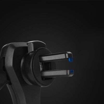 14. Autohalter H01 Schwarzer Schwerkraft-Autohalter für das Lüftungsgitter