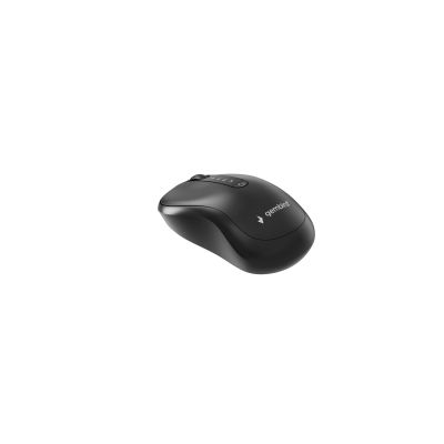 GEMBIRD Kabellose Maus Dual-Modus (2,4 GHz + Bluetooth) 1600 DPI, 4 Tasten, Schwarz