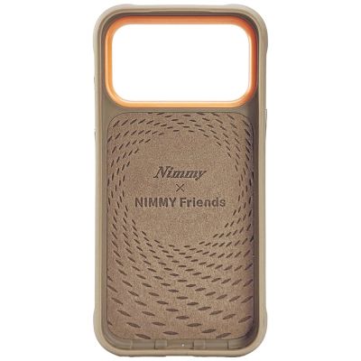 4. Nimmy Glasses Coole Schutzhülle für iPhone 17 Pro Max – Beige