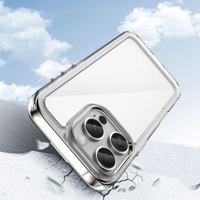 3. Schutzhülle im Weltraum-Design für iPhone 16e/17e mit flexiblem Rahmen – Transparent