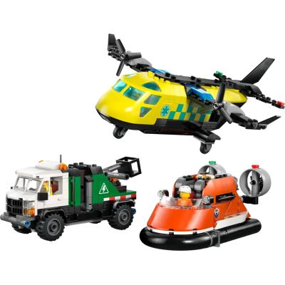 3. LEGO City 60505 Flugzeug, Service-LKW und Hovercraft