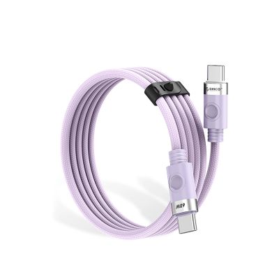 2. Orico CDX 60W 3A Power Delivery USB-C - USB-C 1m Kabel - Lila