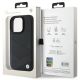 8. BMW Signature Lederhülle mit Crossing Lines Pattern für iPhone 16 Pro – Schwarz