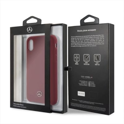 7. Mercedes Silicone Line iPhone X/XS Hülle - Rot