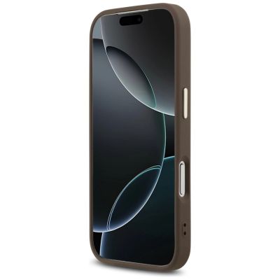 5. Guess 4G Big 4G Classic Logo Hülle für iPhone 17 Pro - Braun und Gold