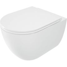 Randloses WC-Becken mit Sitz