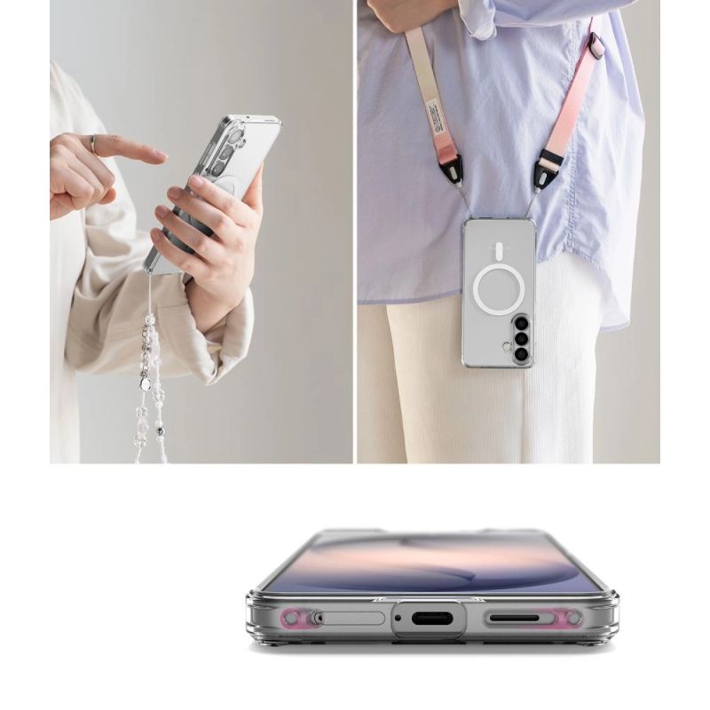 6. Ringke Fusion Magnetische MagSafe Hülle für Samsung Galaxy S26+ - Transparent