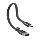3. Baseus Nimble Flachkabel USB / USB-C Kabel mit Halter 2A 0.23M schwarz (CATMBJ-01)