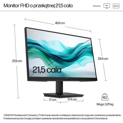 8. HP Series 3 Pro Monitor FHD 21,5" Series 3 Pro – 322pf