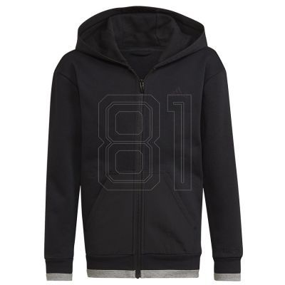 3. Adidas Fleece Full-Zip Hoody Jr HN6182 Sweatshirt