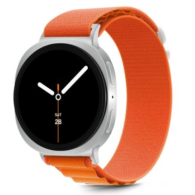 2. Tech-Protect Nylon-Streifenarmband für Samsung Galaxy Watch 40/44/46 mm – Orange
