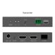 12. HDMI-Glasfaser-Extender 4K/60Hz über IP 1G oder bis zu 40 km/300 m, HDMI-Loop-Out, IR-Steuerung – Kit