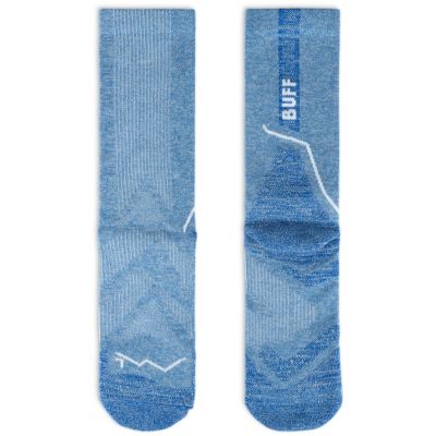 Buff DRYFLX® Crew-Socke DC, gewaschenes Blau, Größe 36/38