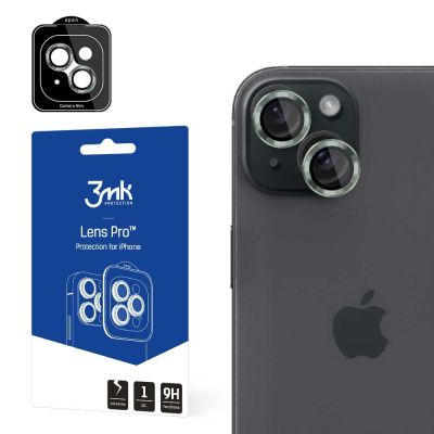 3mk Lens Protection Pro Kameraabdeckung für iPhone 15 Plus – Grün