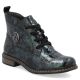 27. Damen-Lackstiefeletten in grüner Kroko-Optik Rieker 71205-90