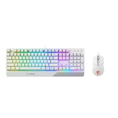 6. MSI VIGOR GK30 COMBO Weißes Tastatur- + Maus-Set