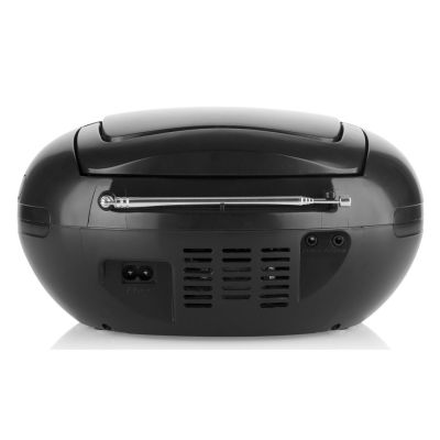 5. JVC RD-E221B Boombox, schwarzer Radioplayer
