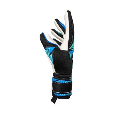 4. Reusch Attrakt RE:GRIP NC Torwarthandschuhe schwarz-blau 5670535 7272