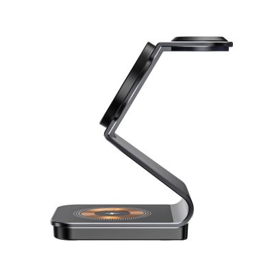 4. Tech-Protect QI15W-A29 3in1 induktives Ladegerät mit MagSafe für Smartphone / Apple Watch / AirPods – Schwarz