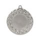 6. Silbermedaille mit Platz für ein 25-mm-Emblem – Stahlmedaille