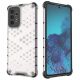 17. Gepanzerte Wabenhülle mit Gelrahmen für Samsung Galaxy A73 transparent