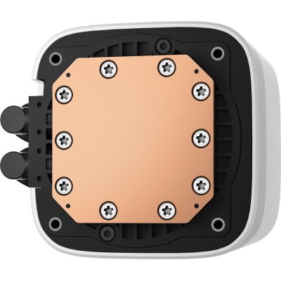 10. DeepCool LE240 WH V2 All-in-One-Flüssigkeitskühler für Prozessoren, 12 cm, Weiß, 1 Stück.