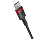 3. Baseus Cafule USB-C / USB-C-Kabel 100W 1 m - rot-schwarz und schwarz-grau (2 Stk.)
