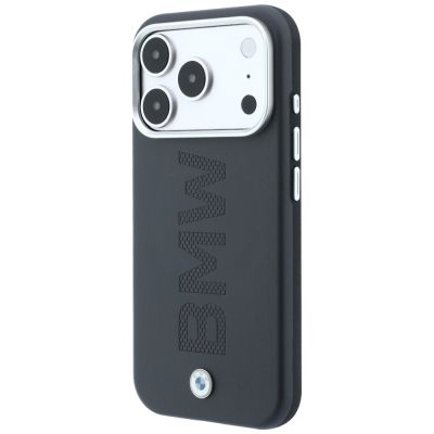 2. BMW-Logo-zentrierte MagSafe-Hülle für iPhone 17 Pro / 18 Pro – Grau