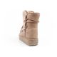 5. D.Franklin Damen Winter Schneestiefel, modisches Fellfutter, braun hoch