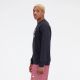 7. New Balance Essentials Stacked Logo French M MT31538BK Sweatshirt