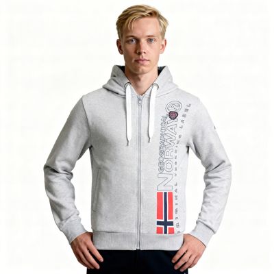 7. Geographical Norway Fogora DB 100 M Sweatshirt WZ3066H/GN-Blended Gray