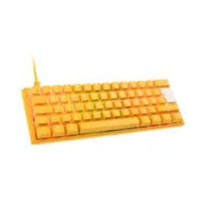 9. Ducky One 3 Gelbe Mini-Gaming-Tastatur USB Deutsch Gelb