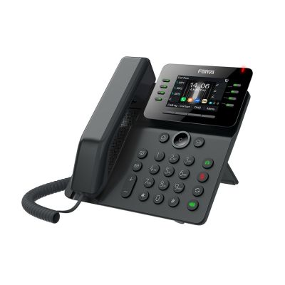 2. Fanvil V63 VoIP-Telefon, Schwarz, 6 Leitungen, LCD, WLAN
