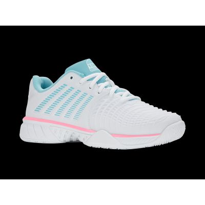 2. K-swiss EXPRSLIGHT3 HB PADEL WEISS/SOFT NEONBLAU/NEON BUBLE GUM-M Sneaker (98900-146-M)