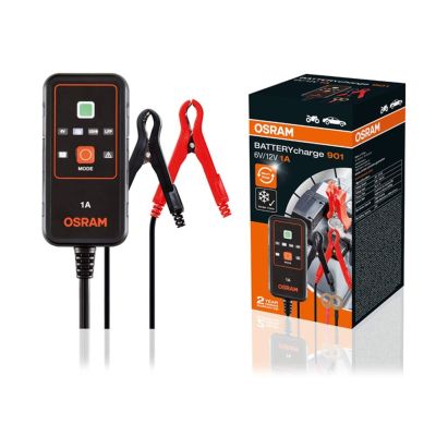 14. BATTERYcharge 901 Ladegerät, Ladespannung: 6/12 V OSRAM, Ladestrom: 1 A