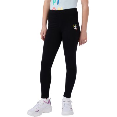 6. Champion Kinderleggings Schwarz 405222 KK001