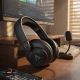7. Acefast H15 Kabelloses Bluetooth-/2,4-GHz-/AUX-Gaming-Headset mit Mikrofon und RGB-Hintergrundbeleuchtung – Schwarz