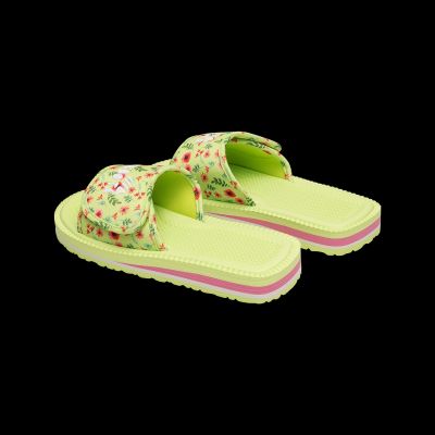 6. Kubota Klettverschlüsse multicolor floral grün K25SS-100-001-18-1