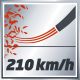 6. Einhell GE-CL 18 Li E - Solo Akku-Laubbläser 210 km/h Schwarz, Rot