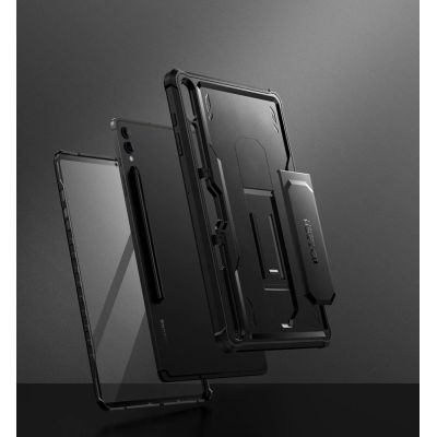 3. Tech-Protect Kevlar Pro Hülle für Samsung Galaxy Tab S9+ 12,4" X810 / X816B - Schwarz