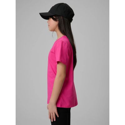 5. Normales, schlichtes Mädchen-T-Shirt 4F 4FJRSS26TTSHF3554-12S