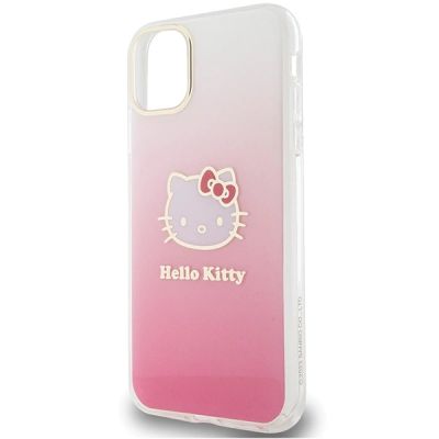 6. Hello Kitty IML Gradient Electrop Kitty Head Hülle für iPhone 11 / Xr – Pink