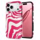 2. Tech-Protect Lamano MagSafe Hülle für iPhone 18 Pro Max / 17 Pro Max – Weiß und Rosa