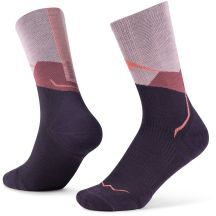 Buff Merino Leichtgewicht Crew Socken LWC1 Rosa L Socken
