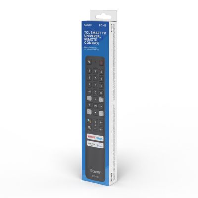 9. SAVIO Universalfernbedienung für Fernseher / Ersatz für TCL Smart TV RC-15