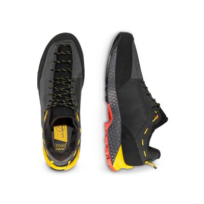 5. La Sportiva TX Guide Leder 27S900100 Carbon/Gelb