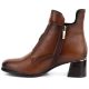 3. Gefütterte Damen-Ankle-Boots mit Blockabsatz, braun, Potocki SZ12868