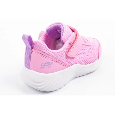 3. Skechers Bounder Baby-Sportschuhe mit Klettverschluss in Rosa
