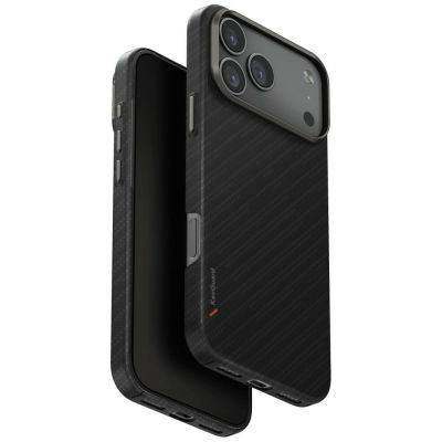 Uniq Keva EDGE Magclick Ladehülle für iPhone 17 Pro Max – Schwarz